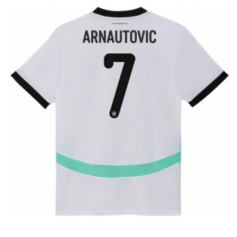 Austria Marko Arnautovic #7 Maglia Gara Trasferta Repliche Europei 2024